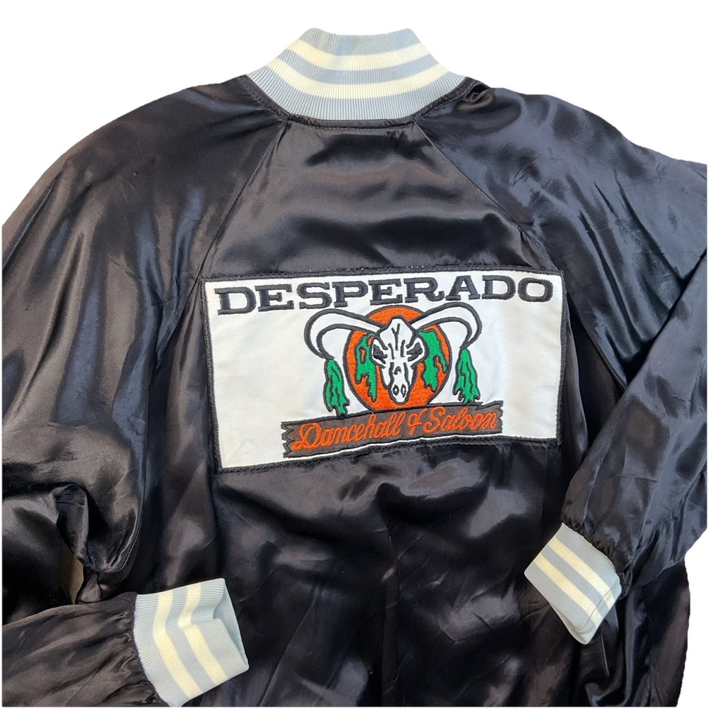 Vintage Desperado Dance Hall & Saloon Houston‎ Texas Jacket Satin Speedline XL